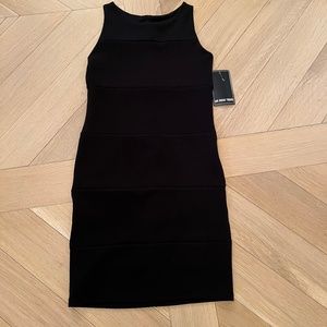 Un Deux Trois girls black dress size 14